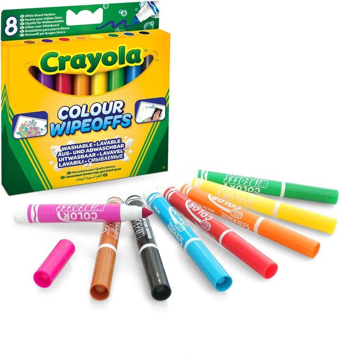 Crayola Penne per lavagna bianca (Multi, 8 x)