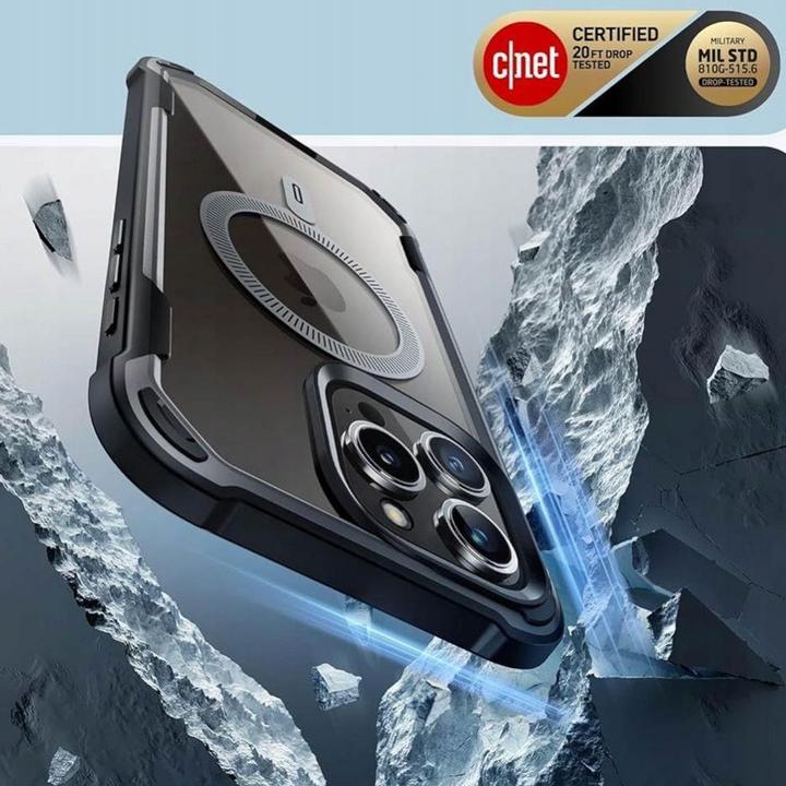 Actual product image i-Blason Iblsn Ares Mag Magsafe Iphone 15 Pro Max Black (Apple iPhone 15 Pro Max)