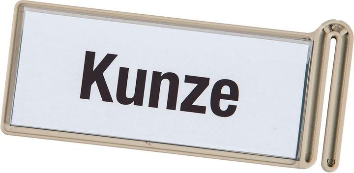 Actual product image Eichner Grey inscription labels for storage compartments