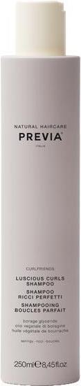 Immagine prodotto Previa Shampoo per riccioli lussuriosi ai gliceridi di borragine organici (250 ml, Shampoo liquido)