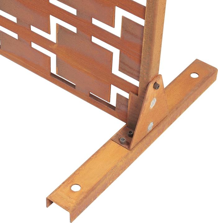 Image du produit Casa.Pro Trennwand Basciano Cortenstahl 180x120 cm Edelrost (180 x 120 x 40 cm)