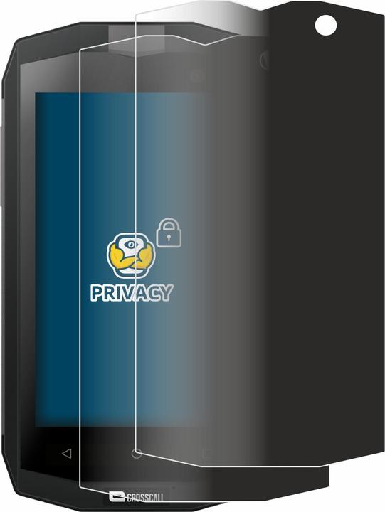 Immagine prodotto BROTECT Pellicola privacy antispia Pellicola di protezione dalla luce blu (2 Pezzo/i, Crosscall Trekker M1 Core)