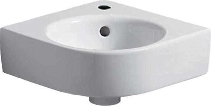 Produktbild Geberit Eckhandwaschbecken Renova Compact 32cm wei 276132000 (320 mm, 320 mm)