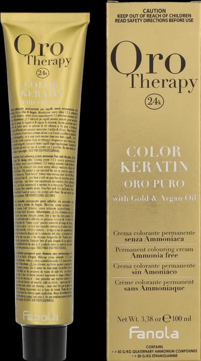 Image du produit Fanola Color Keratin Oro Puro 8/31 Rubio Claro Arena 100ml (8.31 Blond clair Sandy)