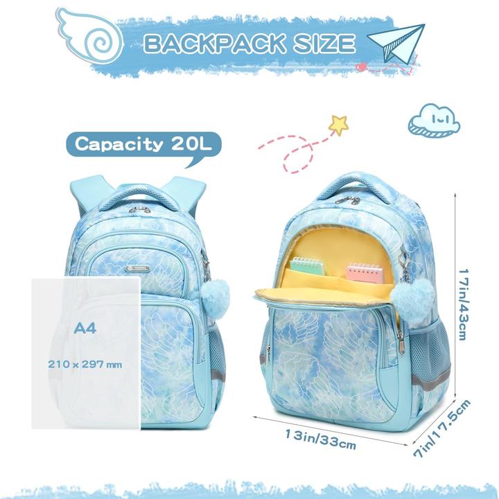 Actual product image Only-Bags.Store School backpacks, children's backpacks with chest strap for children, primary school backpack with