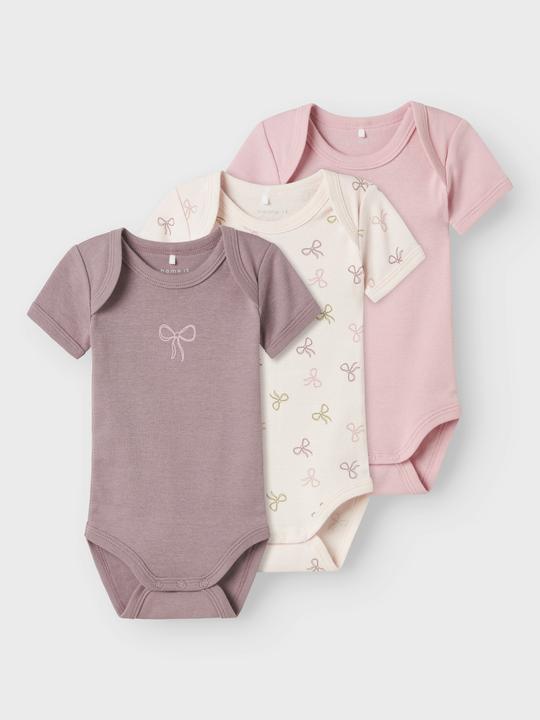Actual product image Name it Nbfbody 3p Ss Barely Pink Bow Noos (50)