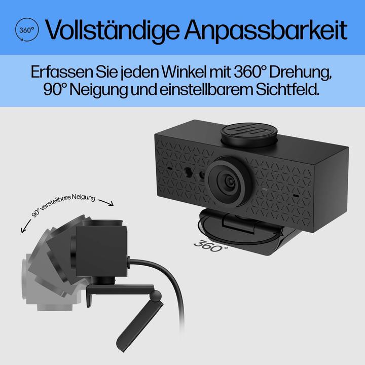 Actual product image HP 620 FHD Webcam (P) (4 Mpx)