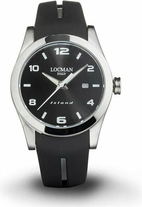 Produktbild Locman Italy Herrenuhr Island schwarz Ref. 0613A (Analoguhr, 40 mm)