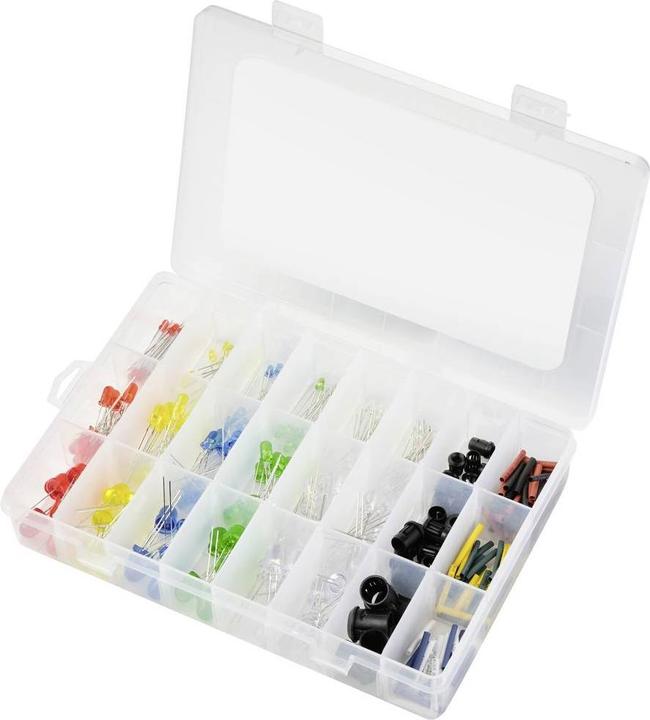 Tru Components LED-Sortiment Rot, Blue, Grün, Gelb, Kaltweiss, Warmweiss Ru