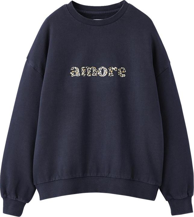 Produktbild Jonen Mädchen Oversized-Sweatshirt mit Leo-Print (128)