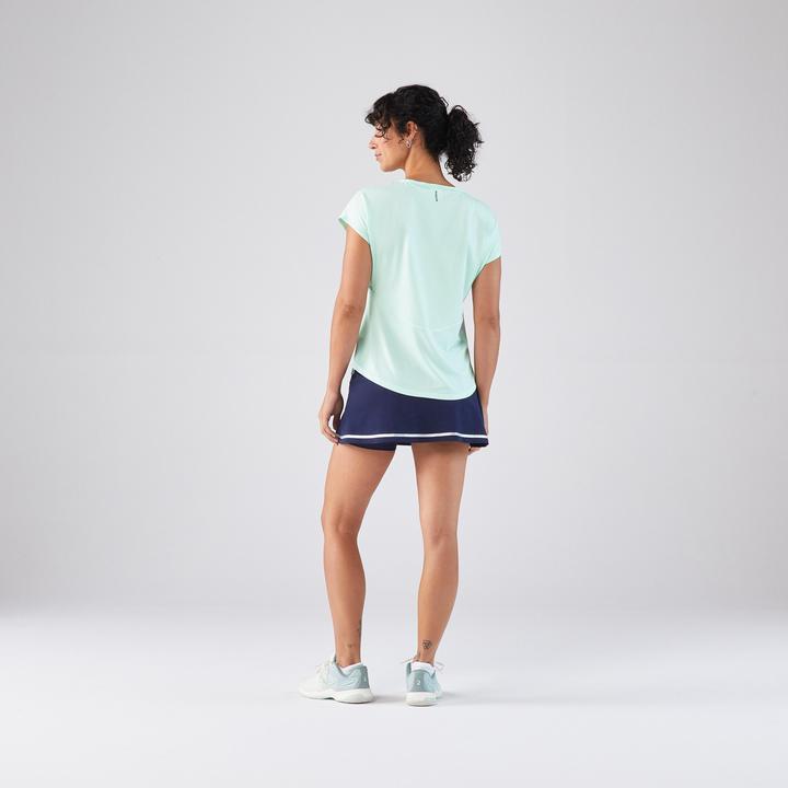 Image du produit Artengo T-shirt tennis col rond dry femme - TTS DRY F Vert Clair (XS)