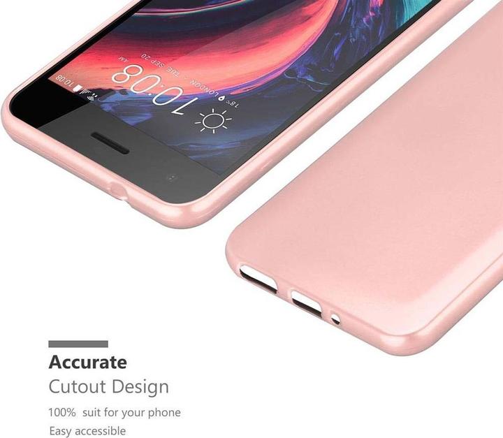 Actual product image Cadorabo TPU Matt Metallic Cover (HTC Desire 10 Pro)