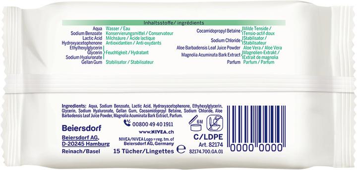 Produktbild NIVEA Intimo Mild Fresh (15 ml, Intimtücher)