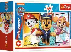 Trefl Mini-Puzzle PAW Patrol, 54 Teile. (54 Teile)