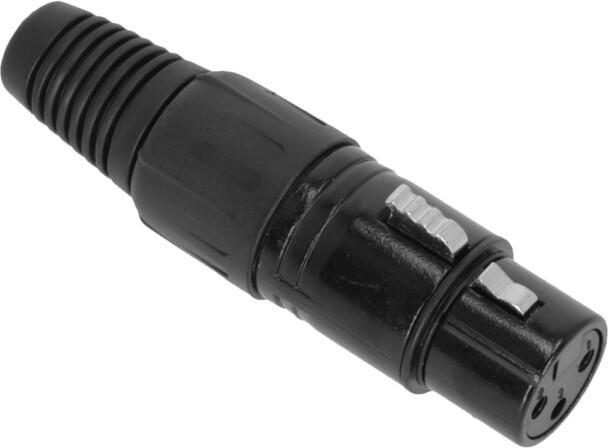 Produktbild Adam Hall 3 STAR CX F3 BLK - XLR Stecker 3-Pol female