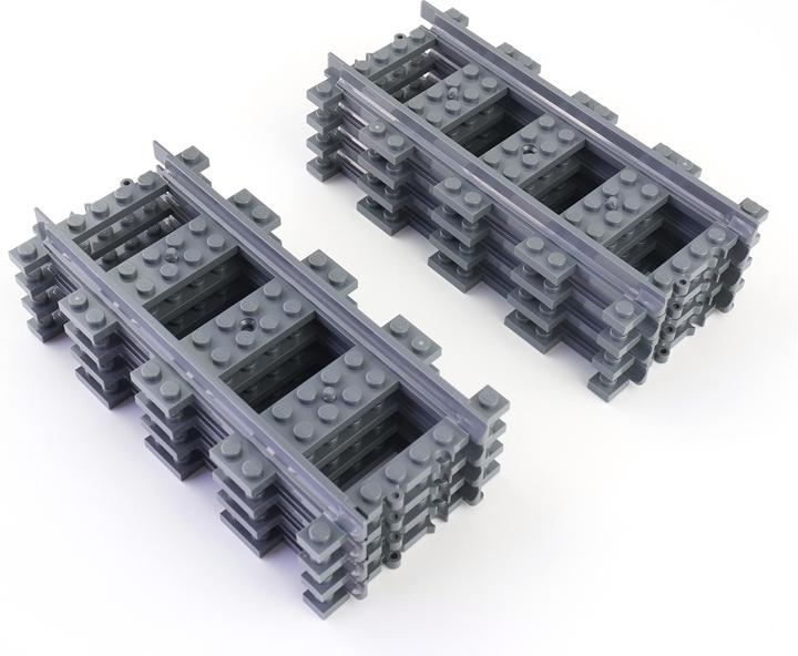 Produktbild LEGO Eisenbahn Schienen Gerade (53401, LEGO Zubehör)