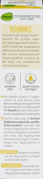 Actual product image dm alverde Natural Expert 1% Vitamin C (Crème, 15 ml, Day + Night)