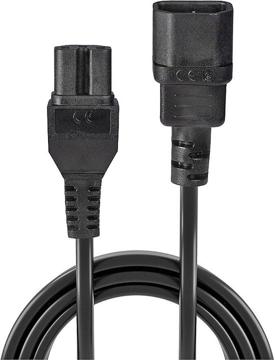 Produktbild Lindy 30314 Netzkabelverlängerung (2 m, C14)
