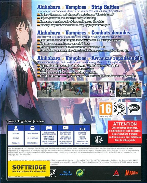 Produktbild Marvelous Akiba's Trip: Hellbound & Debriefed (PS4, Multilingual)