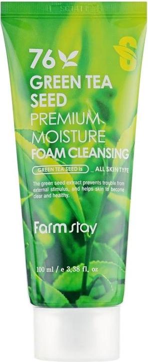 Farm Stay Green Tea Seed Premium Moisture Foam Cleansing (Schaum, 100 ml)