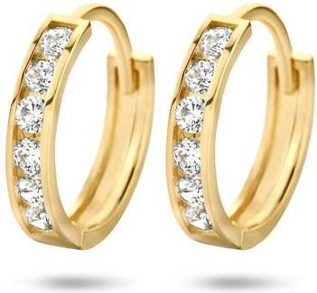 Image du produit Marie Celeste klemmt Zirkonia - 11 mm - Gold (Or jaune 14 carats)