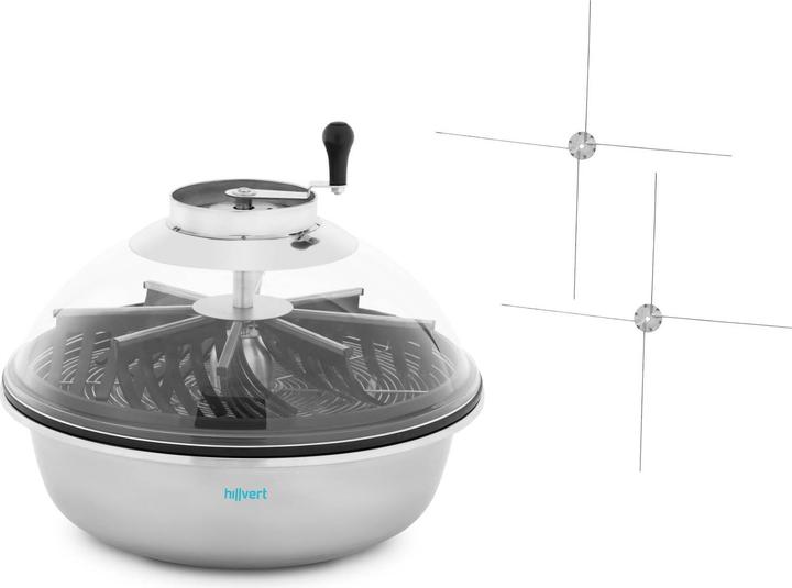 Produktbild Hillvert Ernte Trimmer manuell Bowl Trimmer Erntemaschine Ø 60 cm Pflanzenverarbeitung