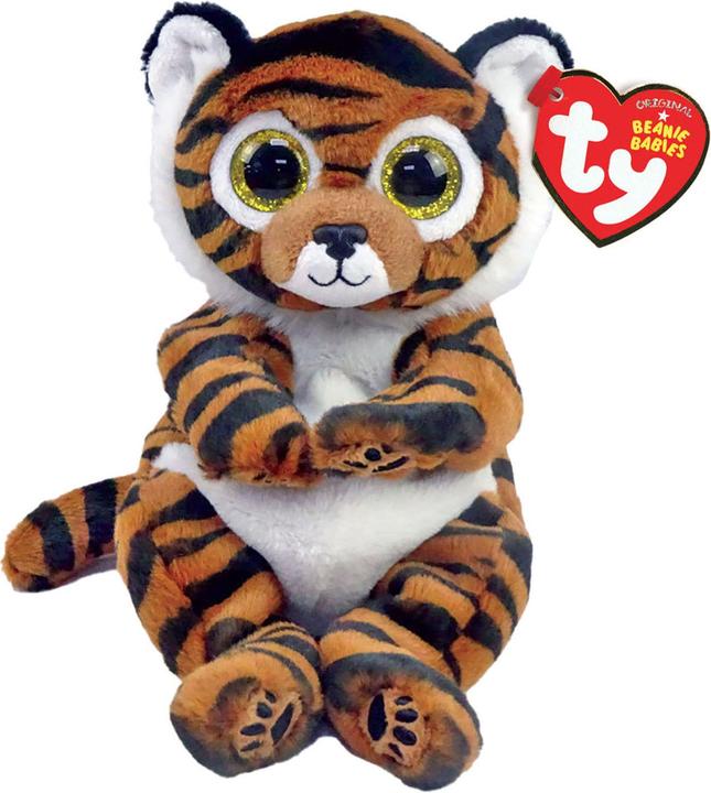 Actual product image Ty Beanie Babies Clawdia Tiger 15cm (17 cm)