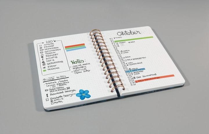 Image du produit Sigel Spiral Book Jolie (A5, Pointillés, Couverture rigide)