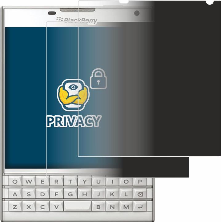 Produktbild BROTECT Sichtschutzfolie Anti-Spy Privacy Folie Blaulicht-Schutz (2 Stück, Blackberry Passport)