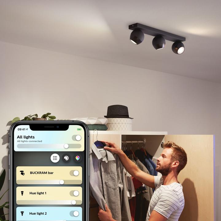 Image du produit Philips Hue Buckram BT de base (1050 lm, GU10)