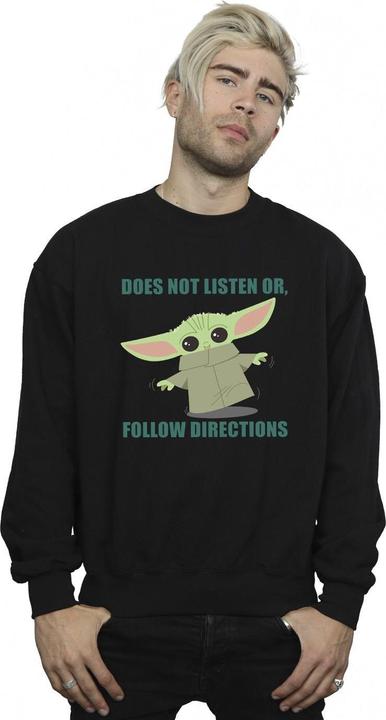 Produktbild Star Wars The Mandalorian Grogu Does Not Listen Sweatshirt (L)