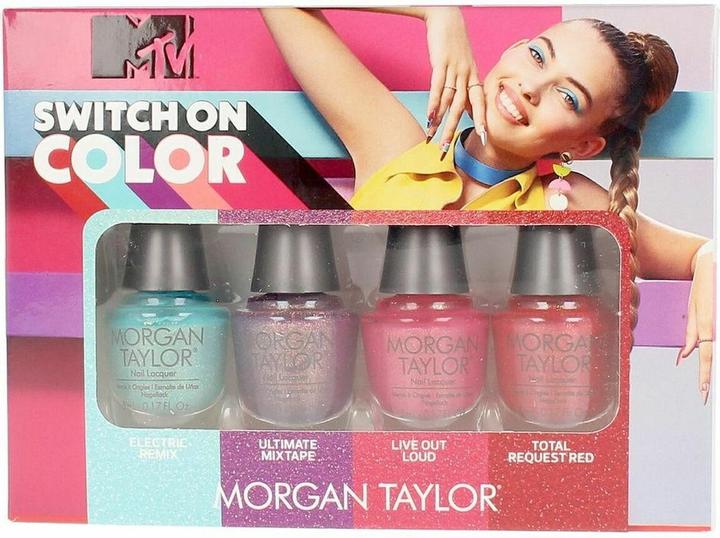 Actual product image Morgan Taylor SWITCH ON COLOR set 4 pz