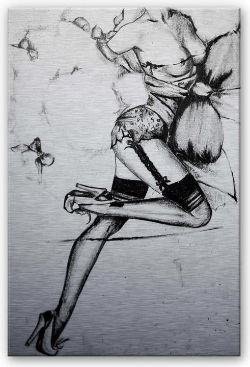 Actual product image Trenddeko Seductive pinup (70 x 100 cm)