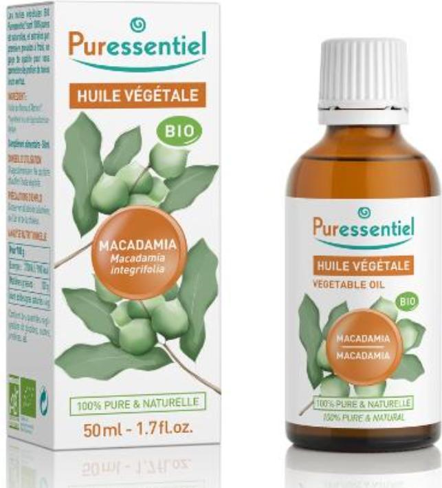 Produktbild Puressentiel Pflanzenöl Macademia Bio Öl (Körperöl, 50 ml)