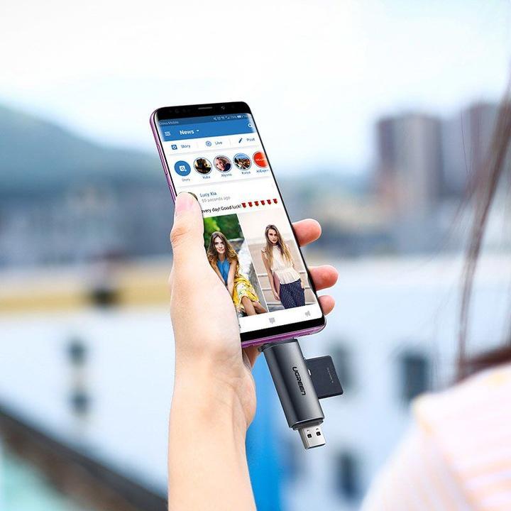 Produktbild Ugreen USB-C und USB-A — TF SD 3.0 (USB-C)