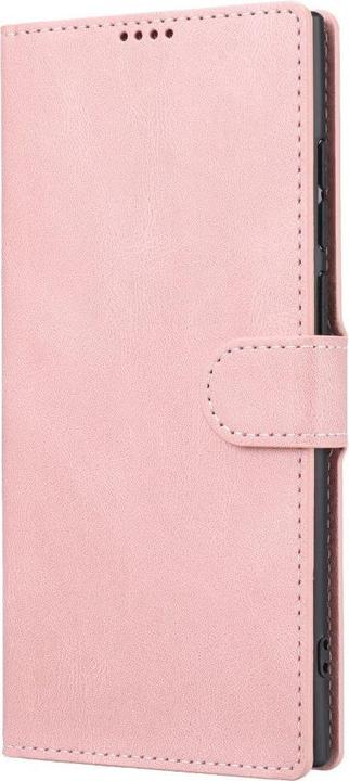 Produktbild Cover-Discount Galaxy S23 Ultra - Leder Etui Hülle rosa (Samsung Galaxy S23 Ultra)