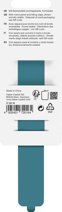 Actual product image Faber-Castell Sparkle ruler, 15 cm. Colour: ocean (150 mm)