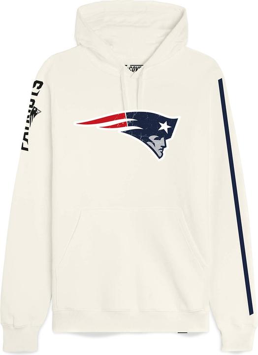 Immagine prodotto Recovered Re:covered Felpa con cappuccio in pile - NFL New England Patriots ecru - XL (XL)