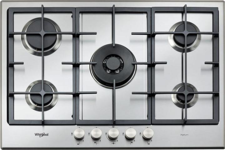 Actual product image Whirlpool GMR 7522/IXL Cooktop Stainless steel Built-in Gas 5 Cooker(s)