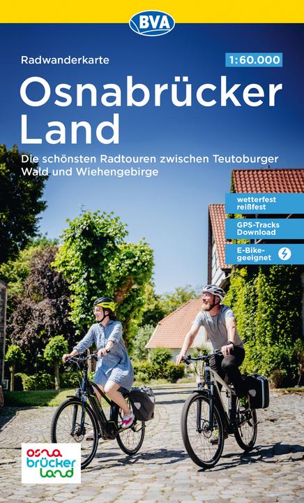 Produktbild Radwanderkarte BVA Radwandern im Osnabrücker Land 1:60.000, reiss- und wetterfest, GPS-Tracks