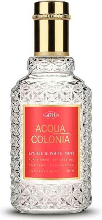 Actual product image Acqua Colonia 4711 Acqua Colonia Lychee & White Mint Eau de Cologne 50 ml (Eau de cologne, 50 ml)