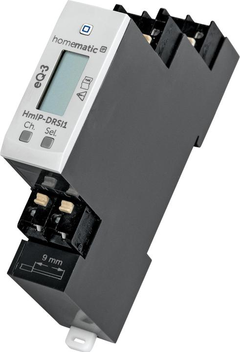 Produktbild Homematic IP Schaltaktor für Hutschienenmontage – 1-fach (Schaltaktor)