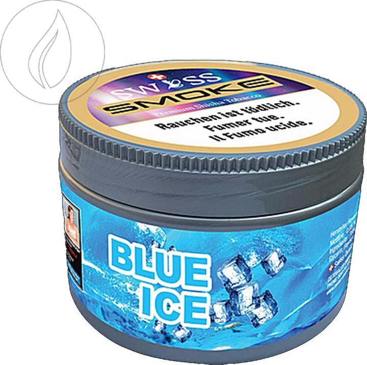 Image du produit Swiss Smoke Tabac à chicha Blue Ice 100g (Menthe)