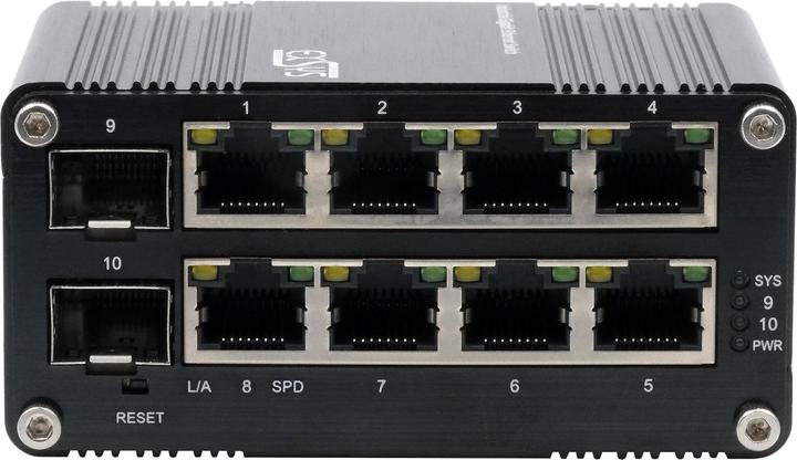 Produktbild Exsys Web-Managed Mini PoE+ Switch 8x 1 Gbit/s + 2x SFP (10 Ports)