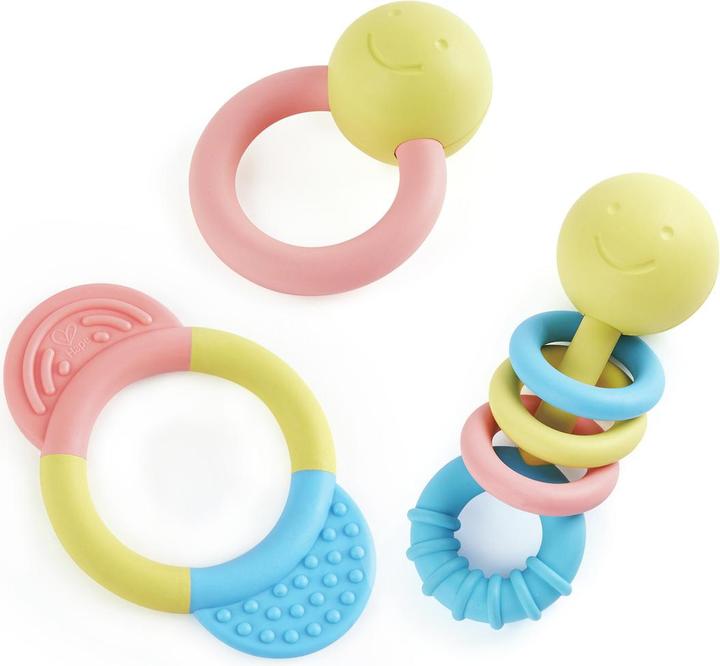 Hape Set sonaglio e anello di dentizione