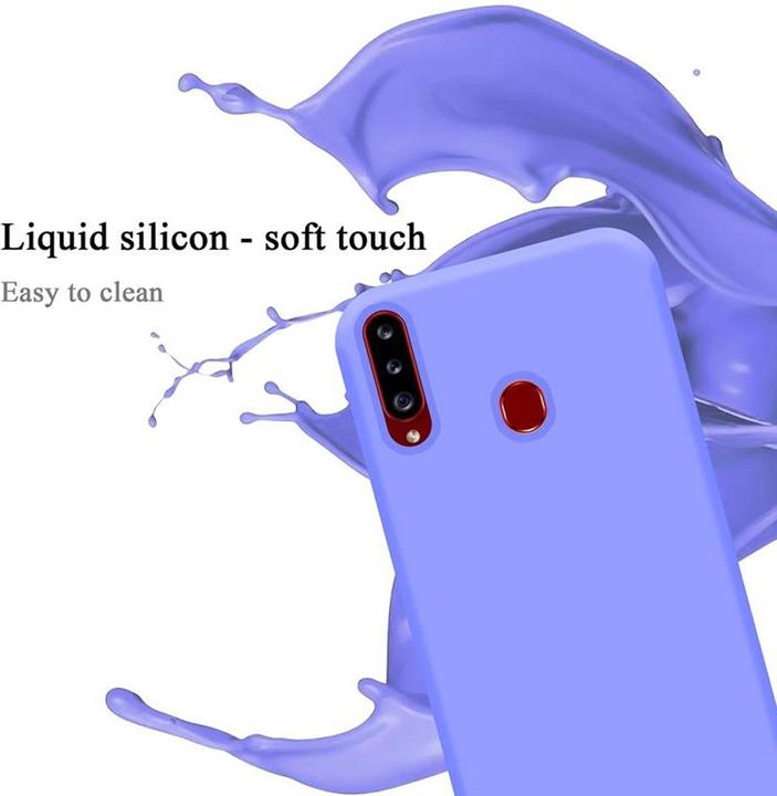 Image du produit Cadorabo TPU Liquid Silicone Case Cover (Samsung Galaxy A20s)