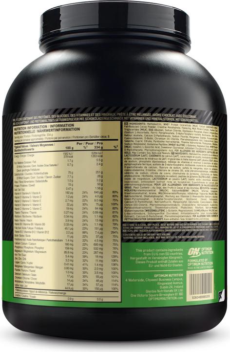 Produktbild Optimum Nutrition Serious Mass (Schokolade, 1 Stk., 3022 g)