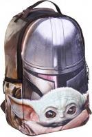 Actual product image The Mandalorian backpack casual travel, brown