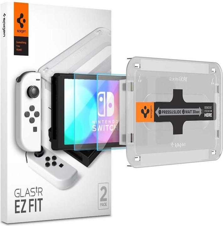 Produktbild Spigen szkło hartowane do Nintendo Switch OLED 2szt. (Switch)