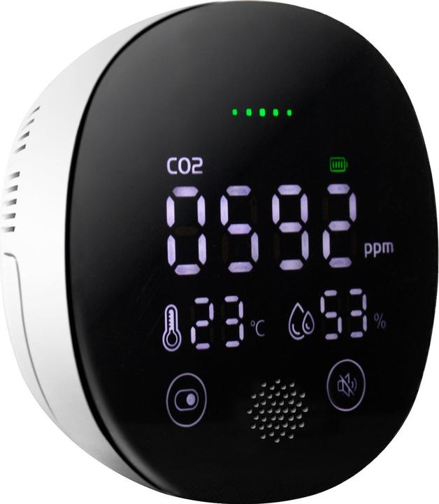 Produktbild LogiLink CO2-Messgerät,Temperatur & Luftfeuchtigkeitsanzeige